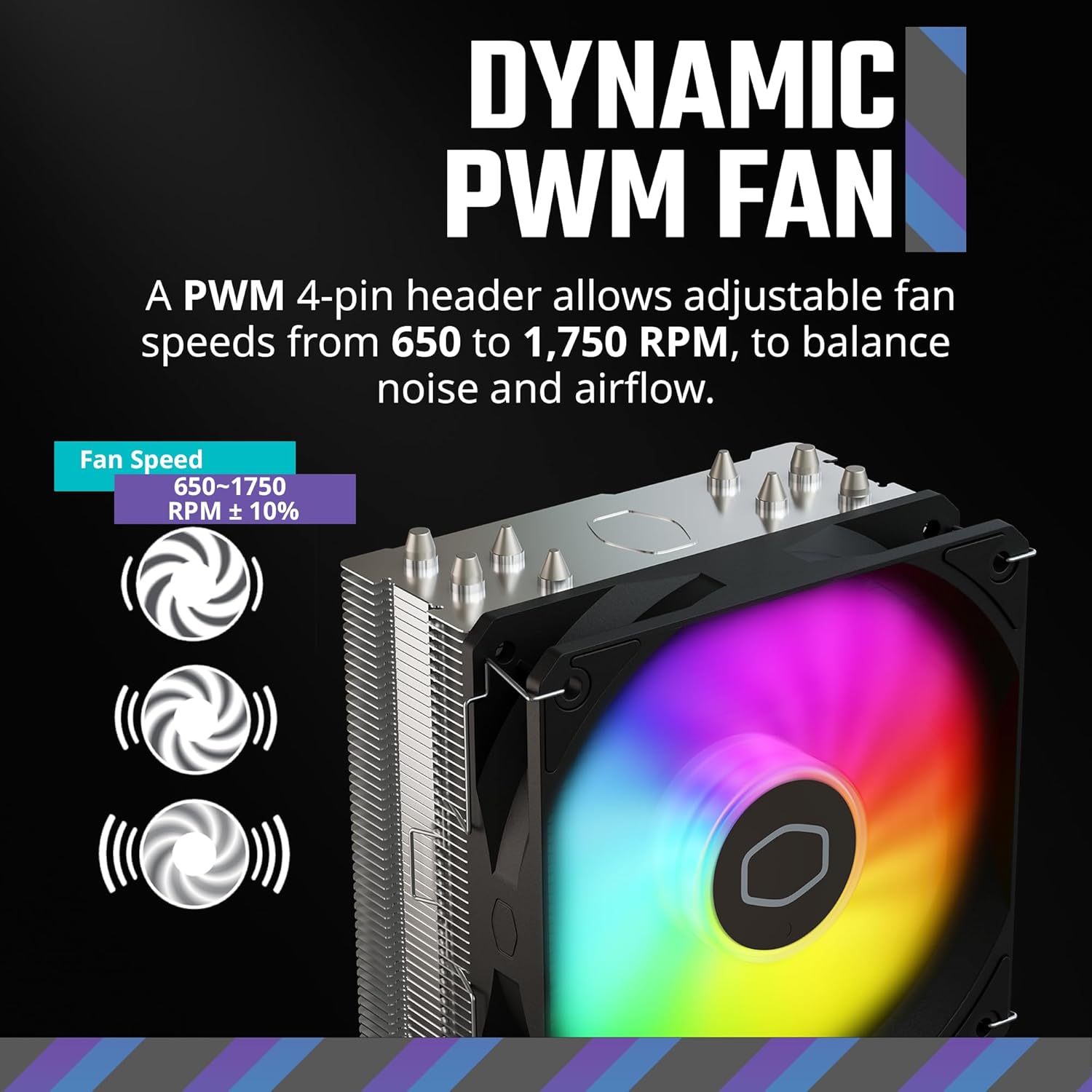 مبرد هوائي لوحدة المعالجة المركزية Cooler Master Hyper 212 Spectrum V3