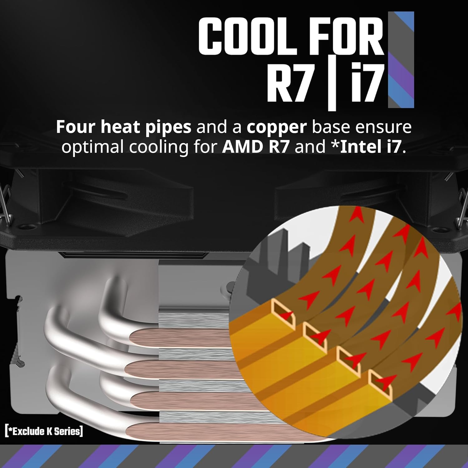 مبرد هوائي لوحدة المعالجة المركزية Cooler Master Hyper 212 Spectrum V3