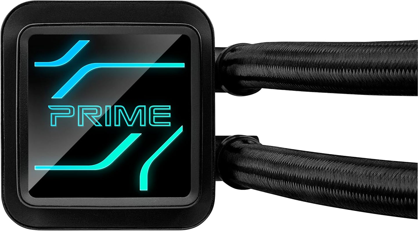 مبرد سائل لوحدة المعالجة المركزية (CPU) من ASUS Prime LC 240 ARGB الكل في واحد، رادياتير بحجم 240 مم، مراوح RGB