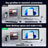 محول Ugreen USB Switch A & C لإدخال أجهزة الكمبيوتر يشارك 4 منافذ USB، محدد محول USB