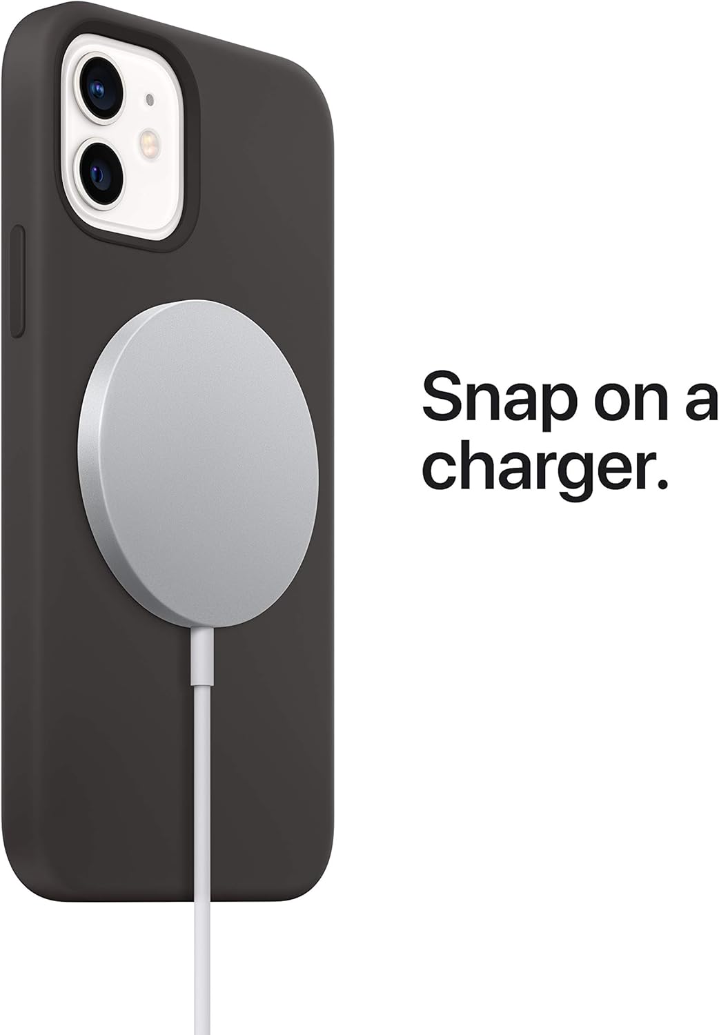 Apple Magsafe Charger, Wireless Charger With Fast Charging Capability - White