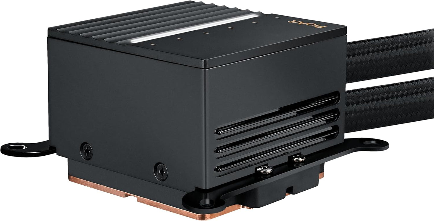 مبرد سائل لوحدة المعالجة المركزية المتكامل ASUS ProArt LC 420، وثلاث مراوح لمبرد Noctua NF-A14 industrialPPC-2000 PWM مقاس 140 مم