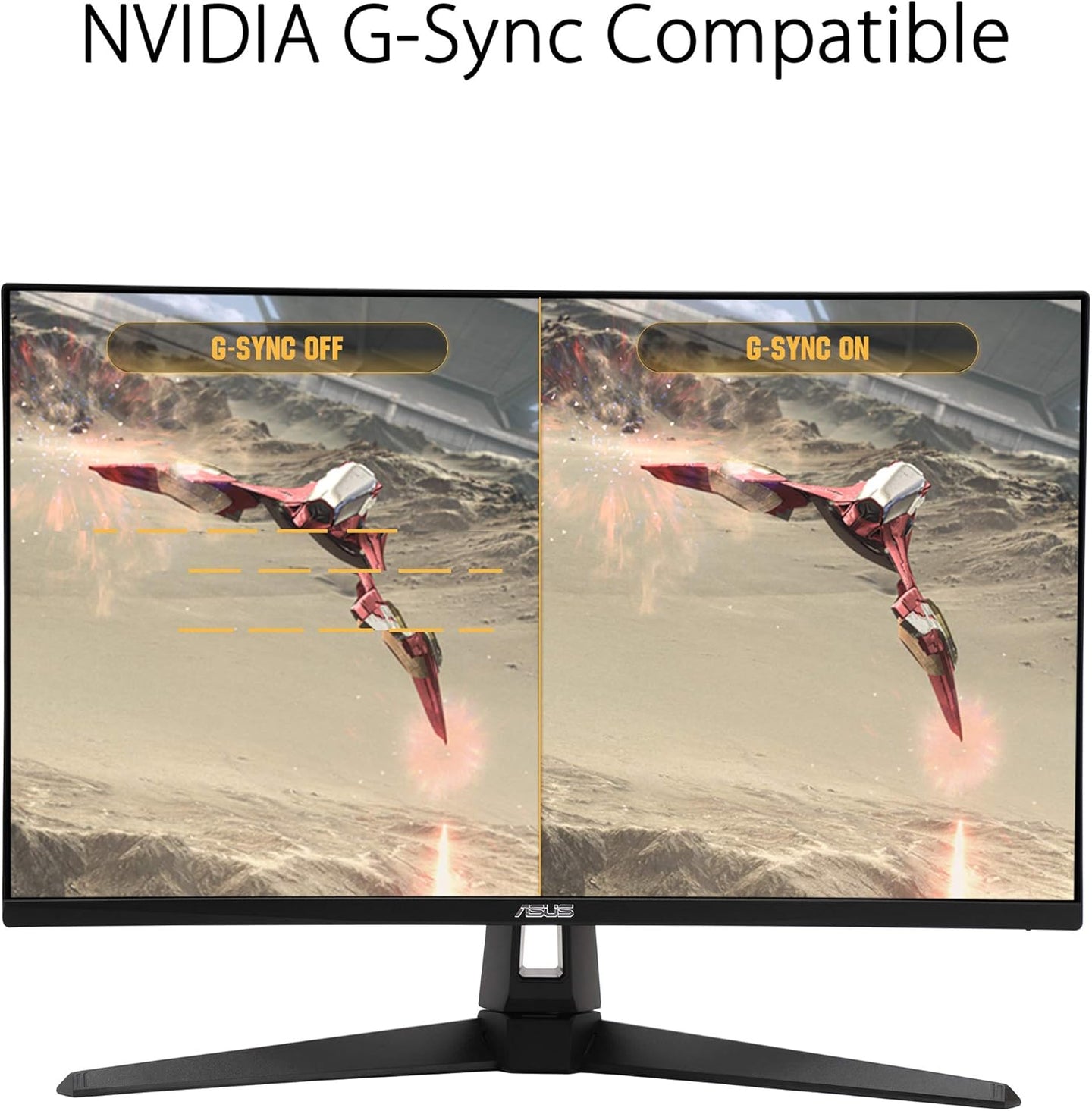 شاشة ألعاب ASUS TUF Gaming VG27AQ1A مقاس 27 بوصة 2K بدقة 2560×1440P QHD IPS، 170 هرتز، 1 مللي ثانية