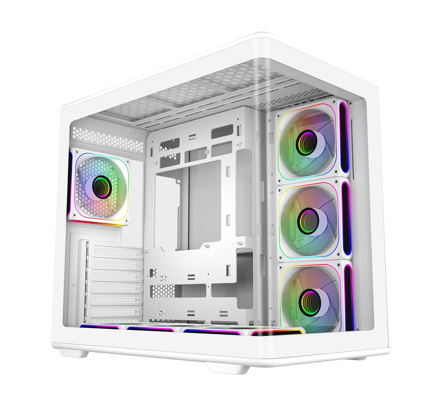 علبة كمبيوتر الألعاب Cooler Master Elite 600 White Mid Tower
