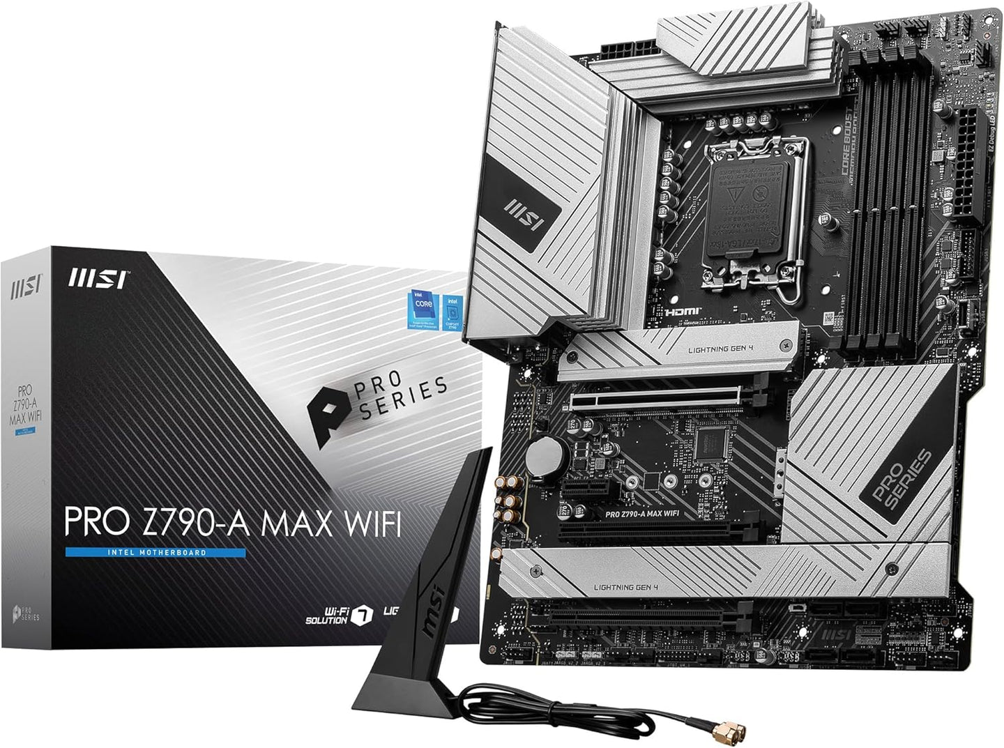 MSI PRO Z790-A MAX WiFi ProSeries Motherboard, DDR5, PCIe 5.0, Wi-Fi 7