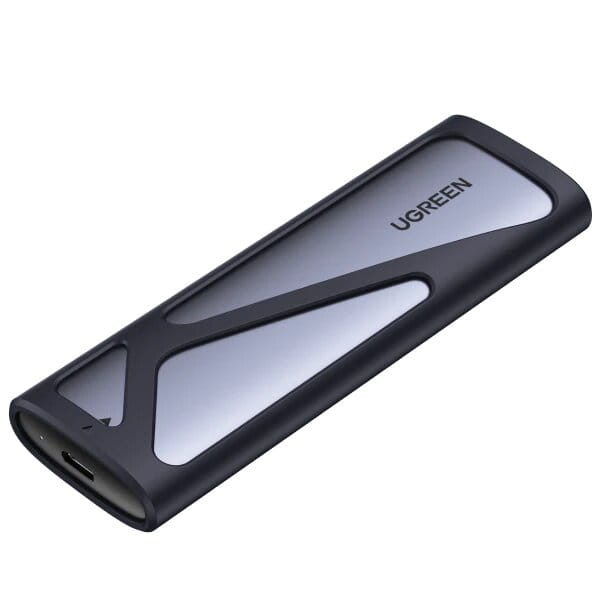 علبة محرك أقراص Ugreen NVMe وSATA M.2 بدون أدوات، USB C 3.2 Gen2 بسرعة 10 جيجابت في الثانية، تدعم UASP Trim