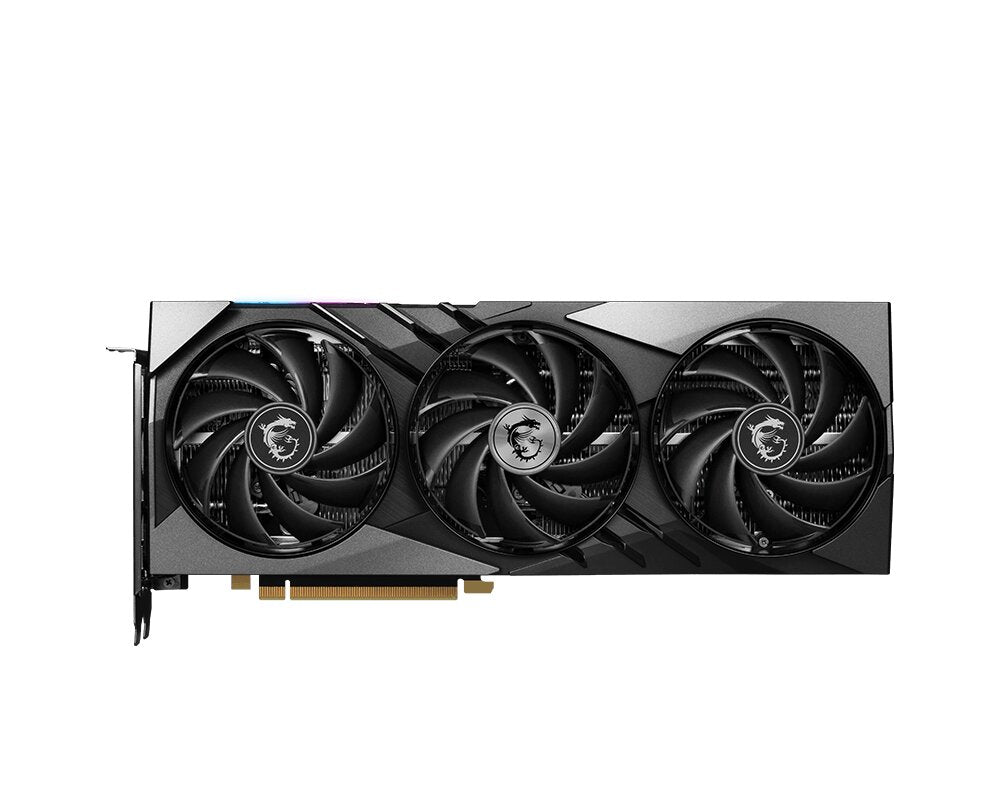 بطاقة الرسوميات MSI GeForce RTX 4070 SUPER 12G GAMING X SLIM، ذاكرة 12 جيجابايت GDRR6X، منفذ PCIe 4