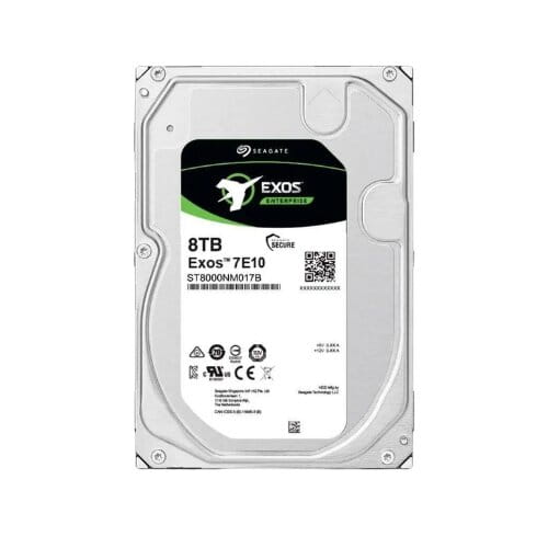 قرص صلب داخلي Seagate Exos 7E10، منفذ SATA6Gb/s، ذاكرة مؤقتة 256MB، سرعة 7200 دورة في الدقيقة، محرك أقراص للمؤسسات