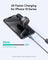 AUKEY Pathfinder Sling 72W Fast Charging Car Charger with Built-in Cable (CC-P2-GY)