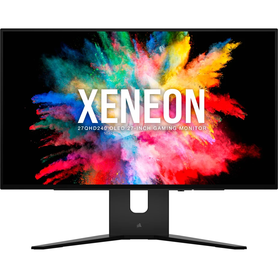 شاشة الألعاب Corsair XENEON 27QHD240 OLED مقاس 27 بوصة، دقة 2560 × 1440، 240 هرتز، 0.03 مللي ثانية GtG، HDR