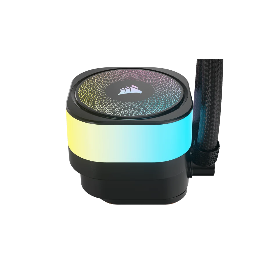 مبرد سائل لوحدة المعالجة المركزية Corsair iCUE Link Titan 240 RX RGB AIO، بحجم 240 ملم، قليل الضوضاء