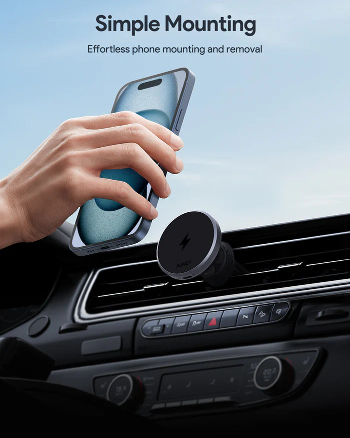 Aukey MagSafe Phone Mount Qi 2