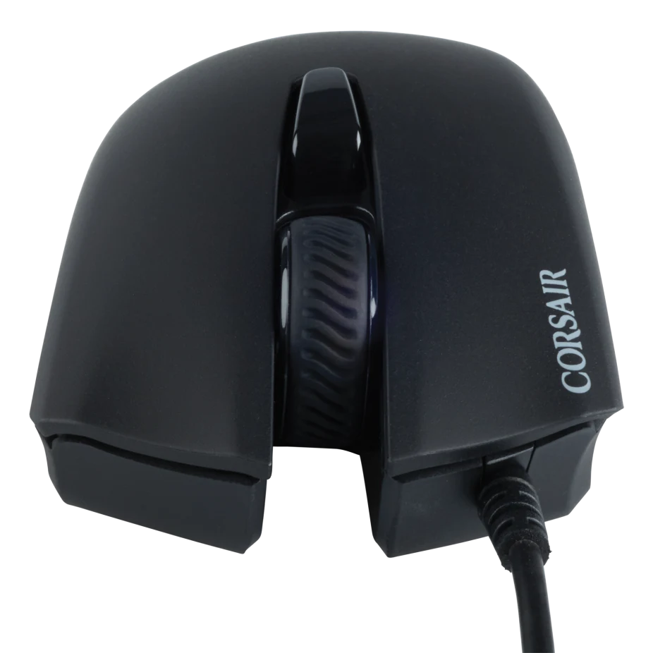 ماوس الألعاب السلكي Corsair Harpoon PRO RGB، تصميم خفيف الوزن، مستشعر بصري 12000 نقطة لكل بوصة