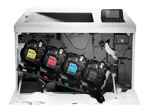 طابعة ليزر ملونة للأعمال HP M554dn، سرعة طباعة تصل إلى 35 صفحة في الدقيقة - 7ZU81A