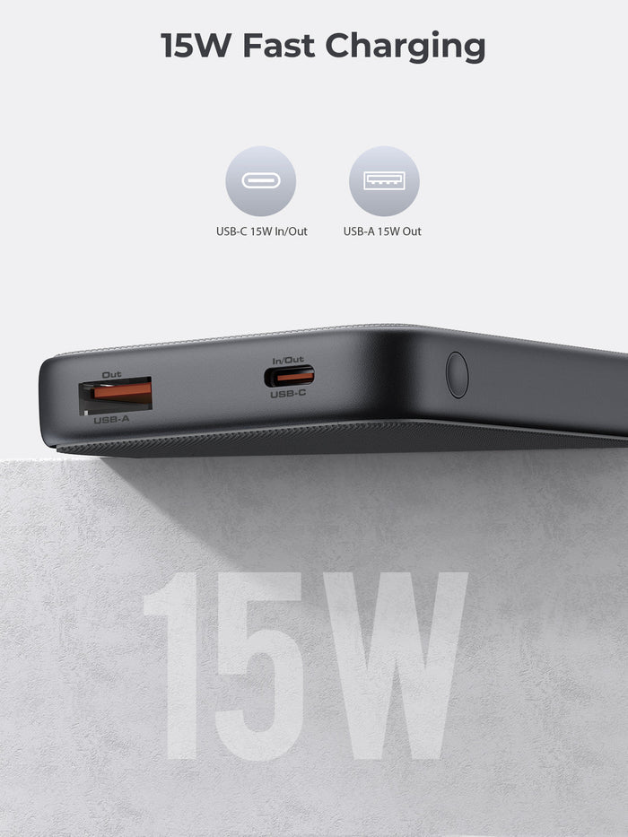 Aukey 10,000 ميللي أمبير 15 واط