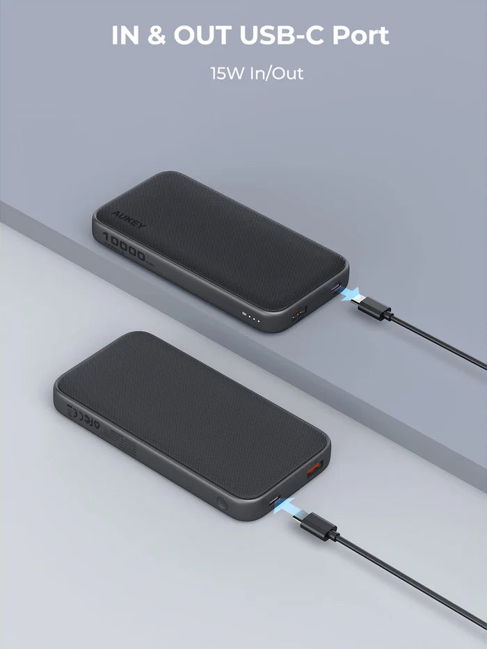 Aukey 10,000 ميللي أمبير 15 واط