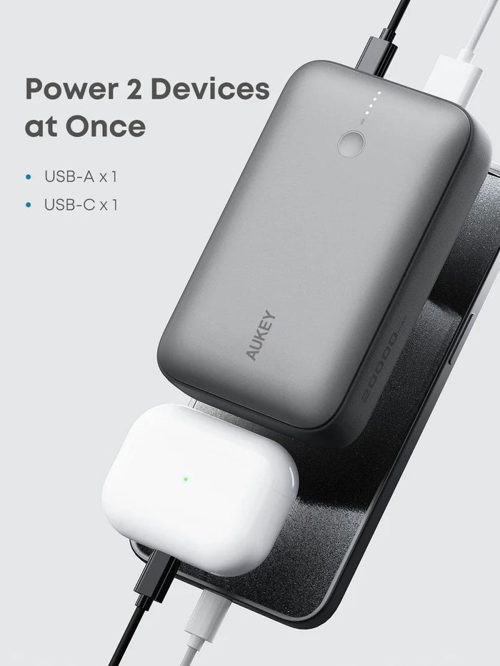 Aukey Spark 20,000 PD Charging mAh 22.5W