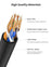 كابل إيثرنت نحيف للغاية Ugreen CAT 6 A UTP OD2.8 RJ45، بطول 3 أمتار
