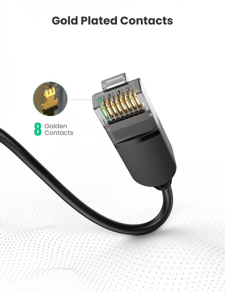 كابل إيثرنت نحيف للغاية Ugreen CAT 6 A UTP OD2.8 RJ45، بطول 3 أمتار