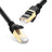 كيبل إيثرنت STP CAT 7 من Ugreen، سرعة 10 جيجابت في الثانية، 600 ميجاهرتز، مع موصل RJ45 مسطح مطلي بالذهب