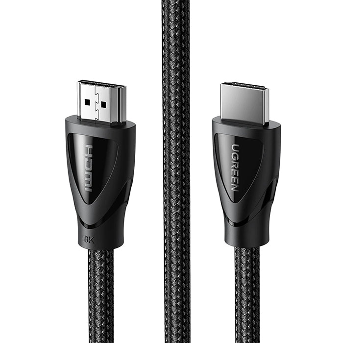 كابل فيديو مضفر قطني ذكر إلى ذكر HDMI 2.1 من يوجرين 8K 60Hz FUHD