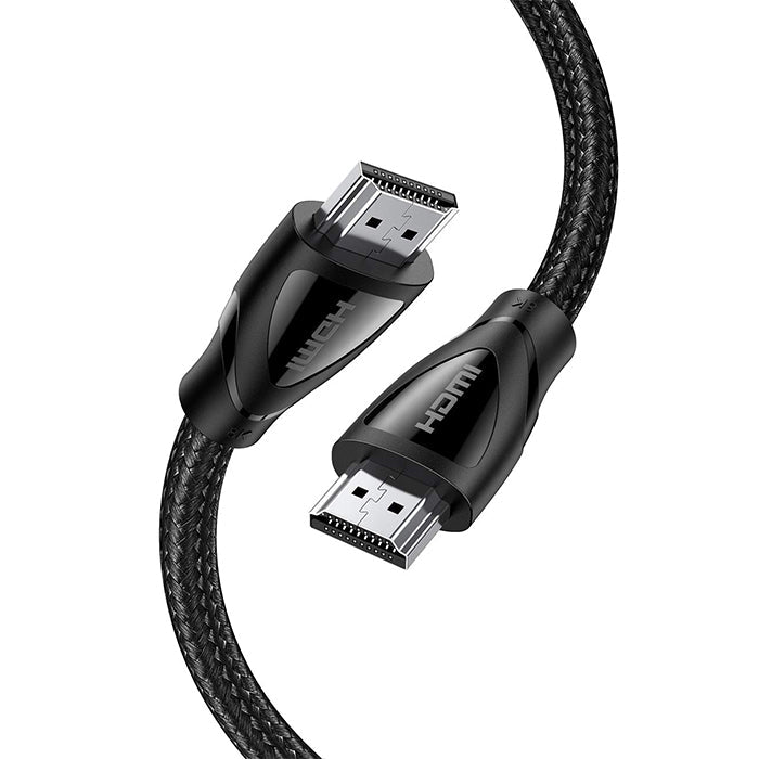 كابل فيديو مضفر قطني ذكر إلى ذكر HDMI 2.1 من يوجرين 8K 60Hz FUHD