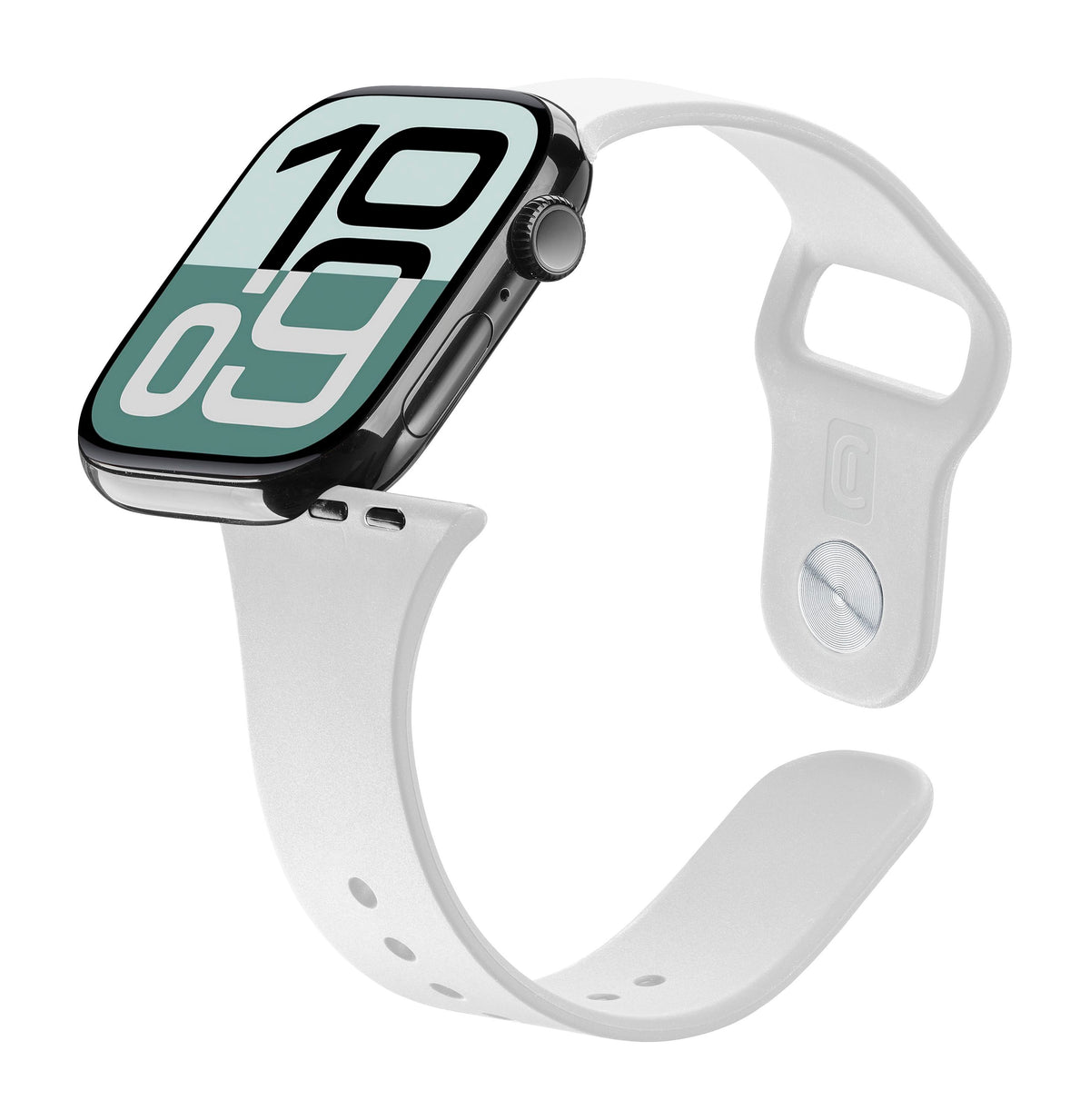 Cellularline Urban silicone Apple Watch Band, 42/44 mm - White
