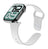Cellularline Urban silicone Apple Watch Band, 42/44 mm - White