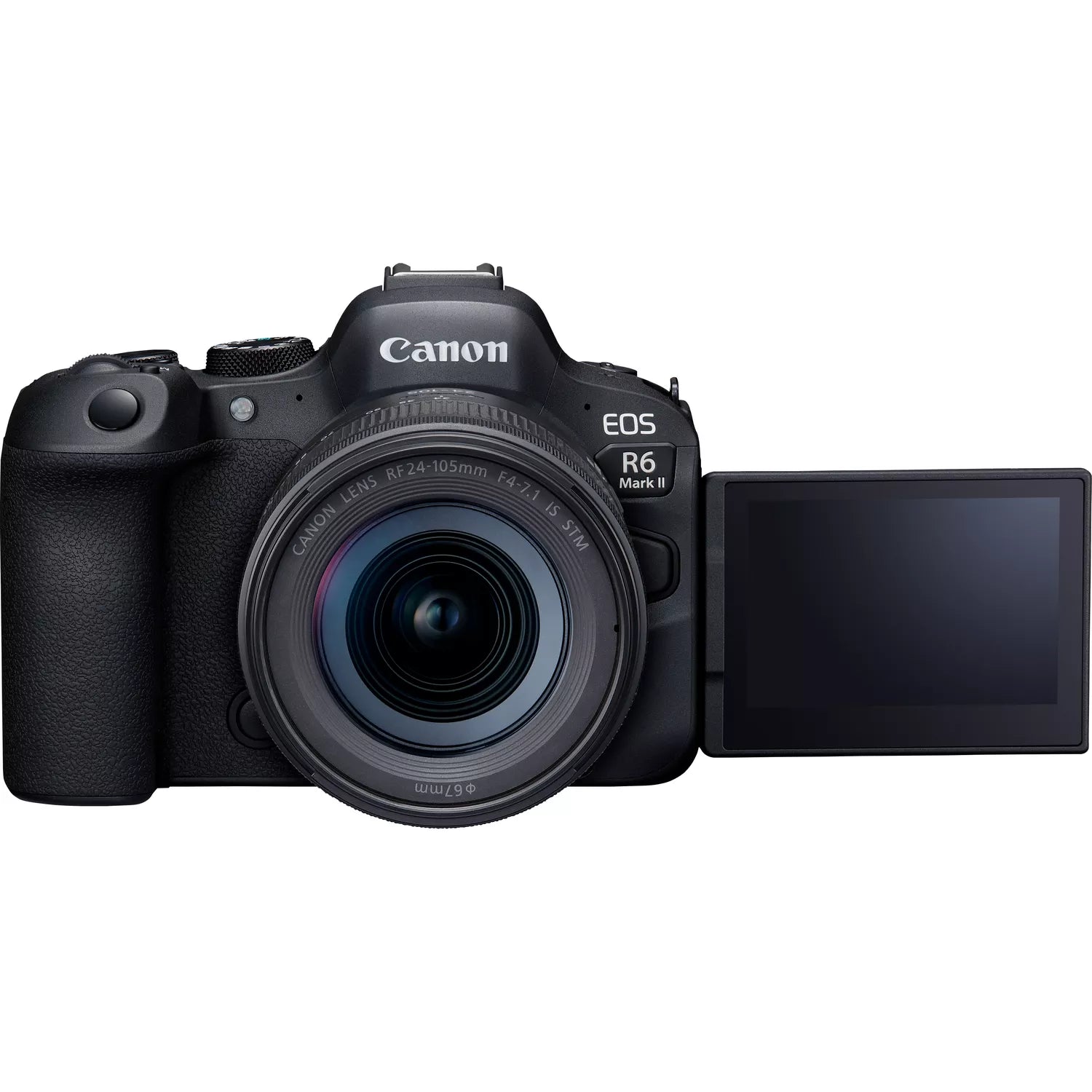 كاميرا كانون EOS R6 Mark II بدون مرآة مع عدسة RF 24-105mm F4-7.1 IS STM، بلوتوث وواي فاي