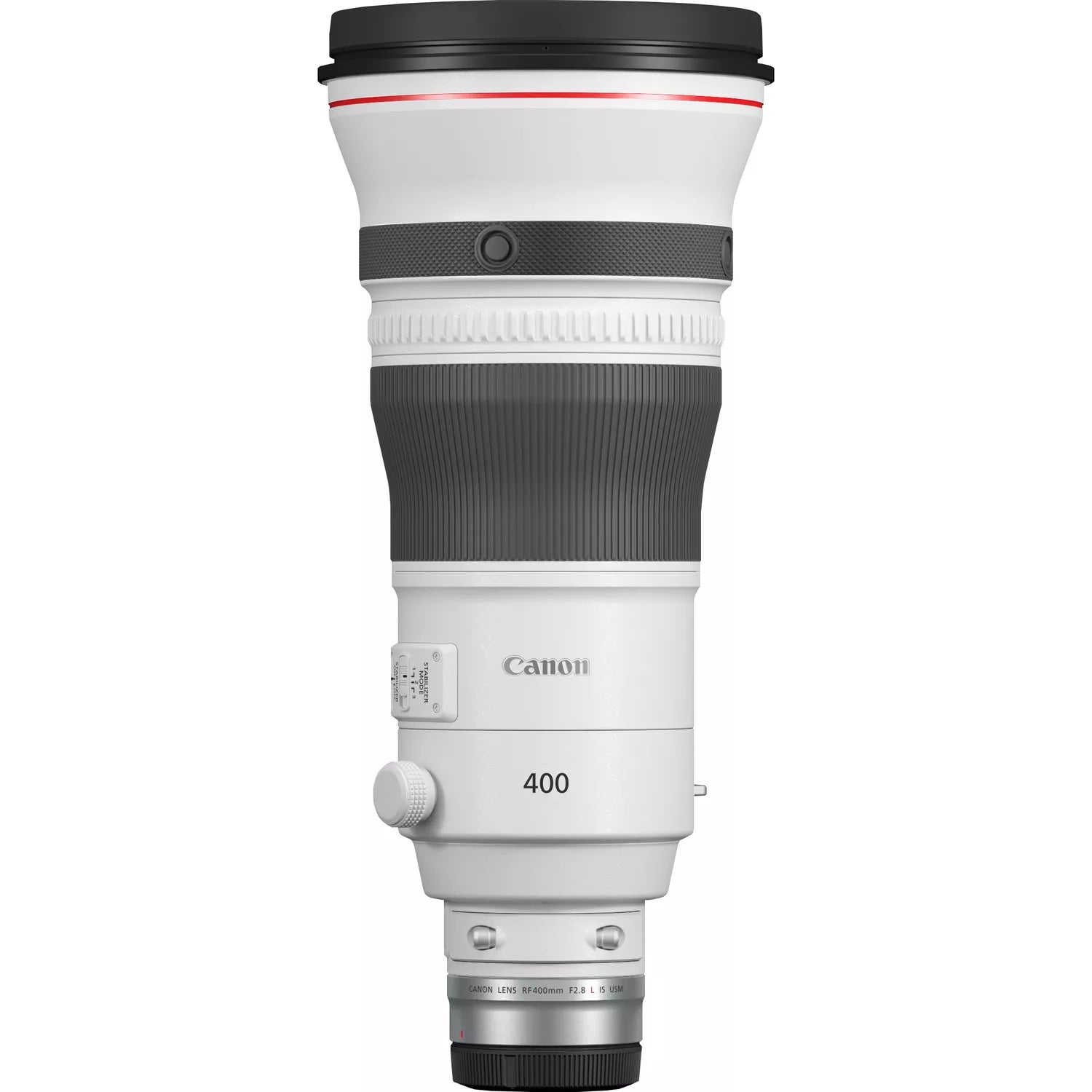 عدسة كانون RF 400 مم بفتحة F2.8L IS USM، عدسة احترافية من الفئة L، مثبت صور 5.5 توقف، إطار كامل