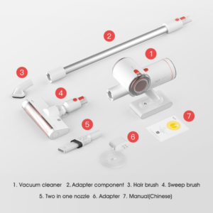 Xiaomi Deerma VC25 Plus Cordless Portable Lightweight Handheld Vacuum Cleaner with Multiple Brush Head - White