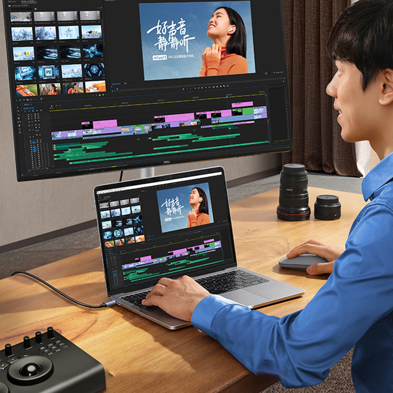 كابل Ugreen‏ HDMI إلى USB-C‏، 8K 60Hz، بطول 1.5 متر