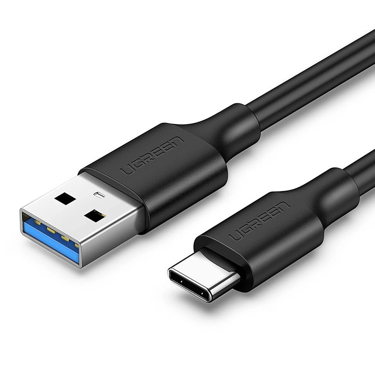 كابل Ugreen USB 3.0 ذكر إلى Type C، 3 أمبير 5 جيجابت في الثانية، سلك شحن ونقل بيانات