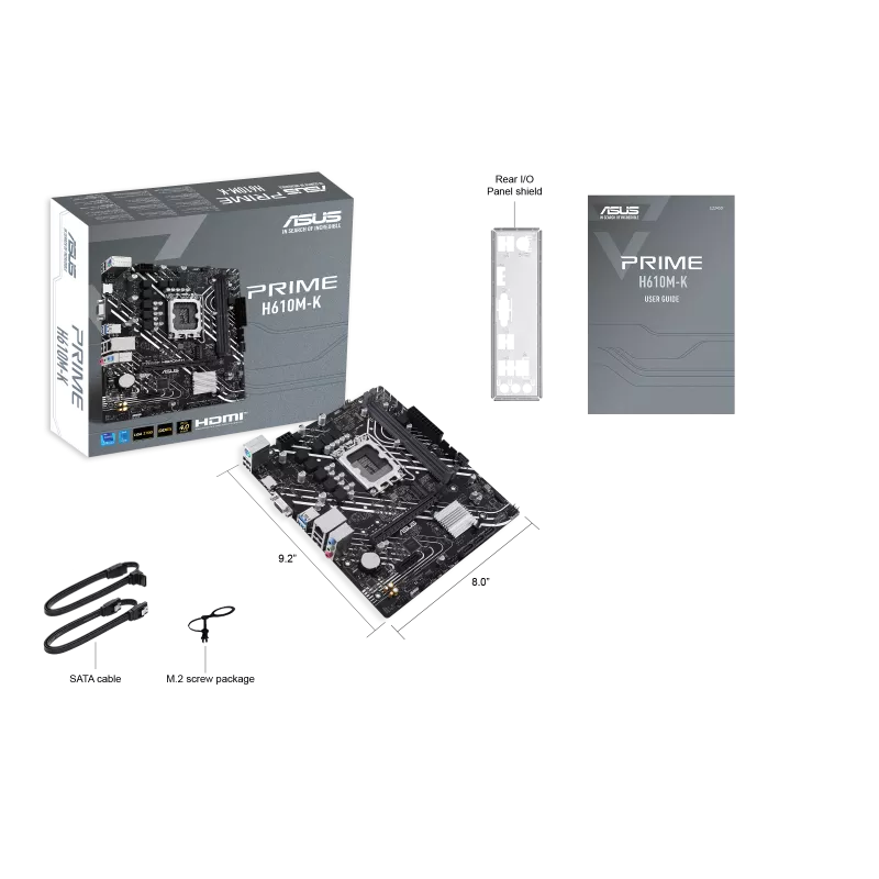 لوحة أم ASUS برايم H610M-K D4 إنتل LGA1700 Micro-ATX