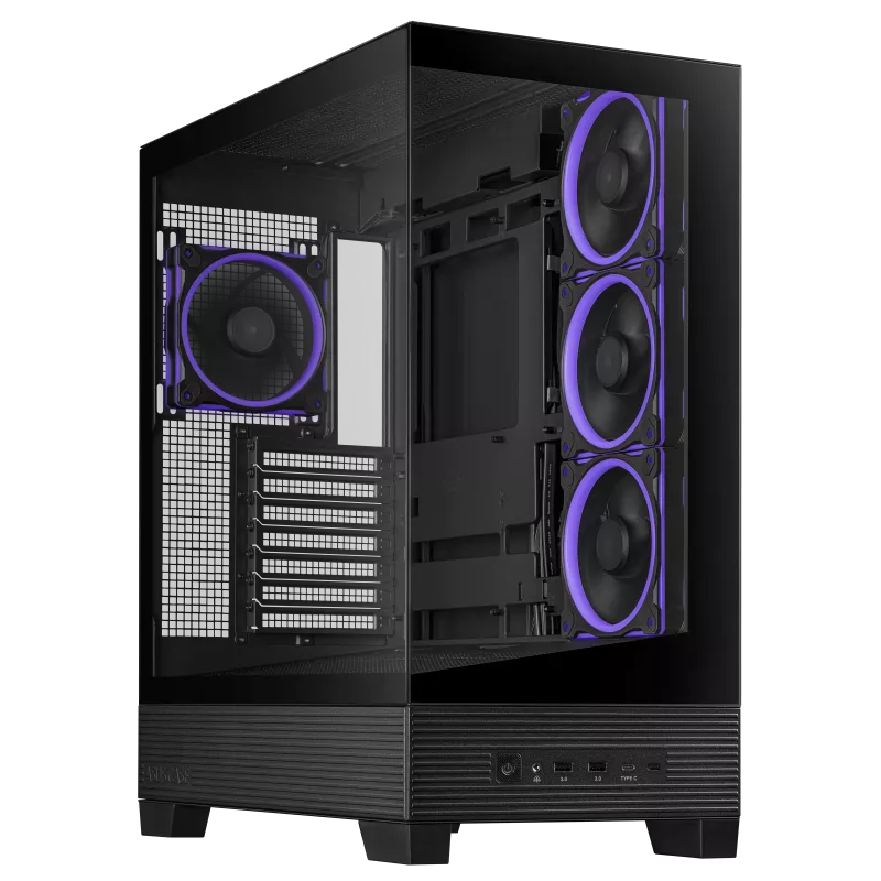 كيس الألعاب ASUS A31 Plus TG ARGB Mid Tower