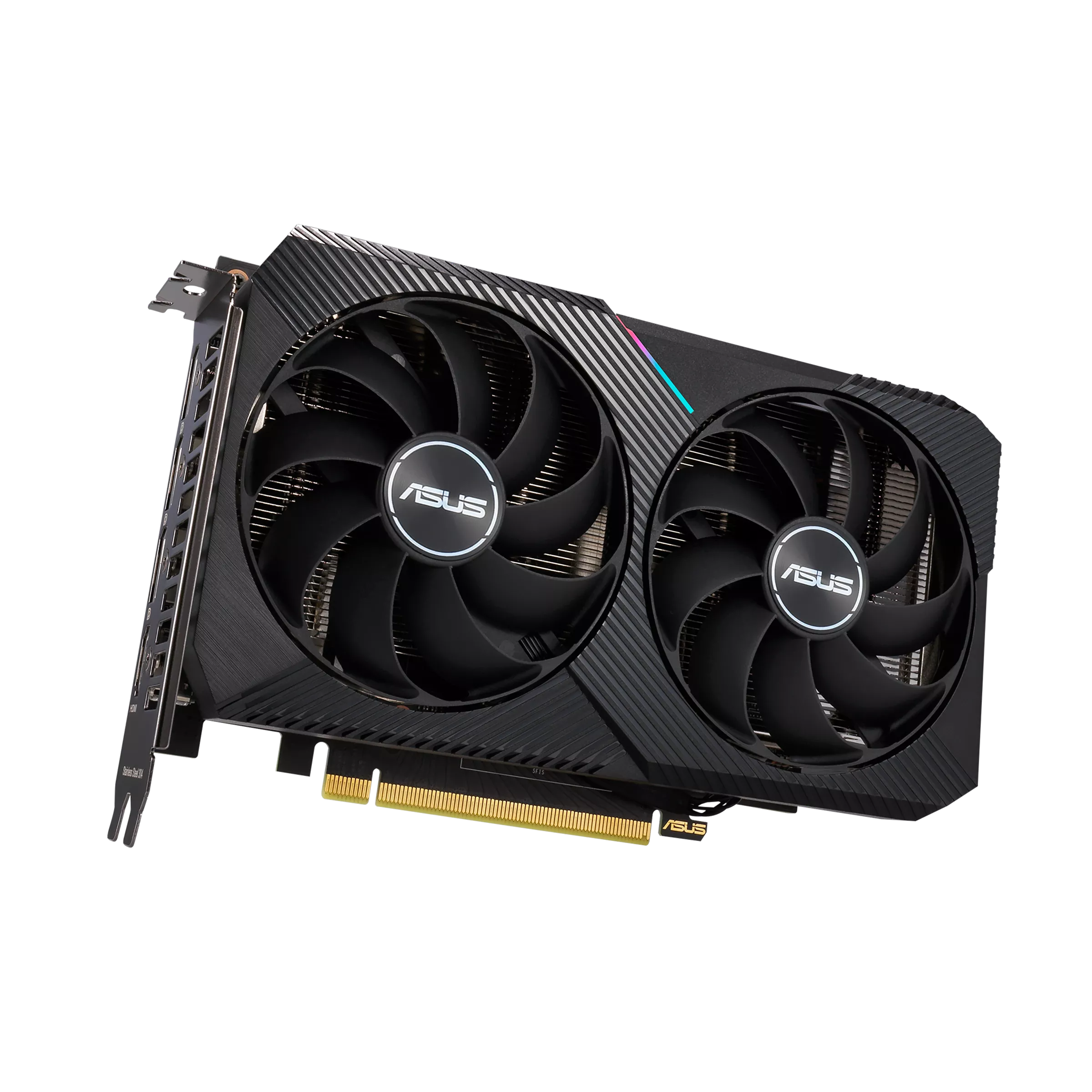 بطاقة رسومات الألعاب ASUS Dual GeForce RTX 3050 OC Edition، ذاكرة GDDR6 سعة 6 جيجابايت، منفذ PCIe 4