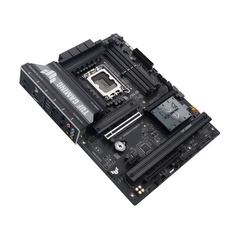 لوحة أم ASUS TUF Gaming B860-PLUS WiFi B860 ATX، ذاكرة DDR5، منفذ PCIe 5.0، واي فاي 7