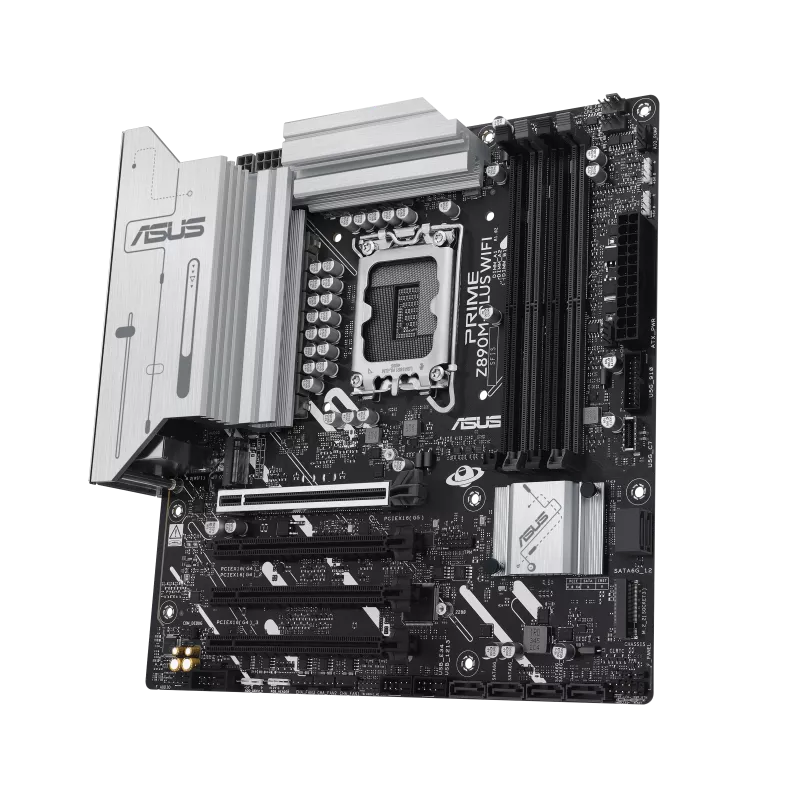 لوحة أم ASUS برايم Z890M-PLUS واي فاي LGA1851 Micro-ATX DDR5