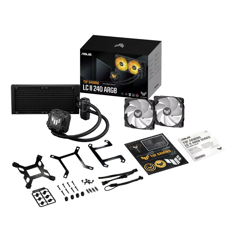 مبرد سائل لوحدة المعالجة المركزية ASUS TUF Gaming LC II 240 ARGB AIO