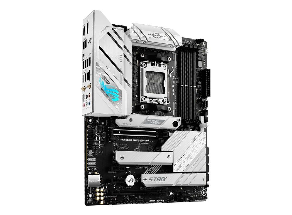 اللوحة الأم ASUS ROG Strix B650-A Gaming WiFi 6E، DDR5، PCIe 4.0، WiFi 6E
