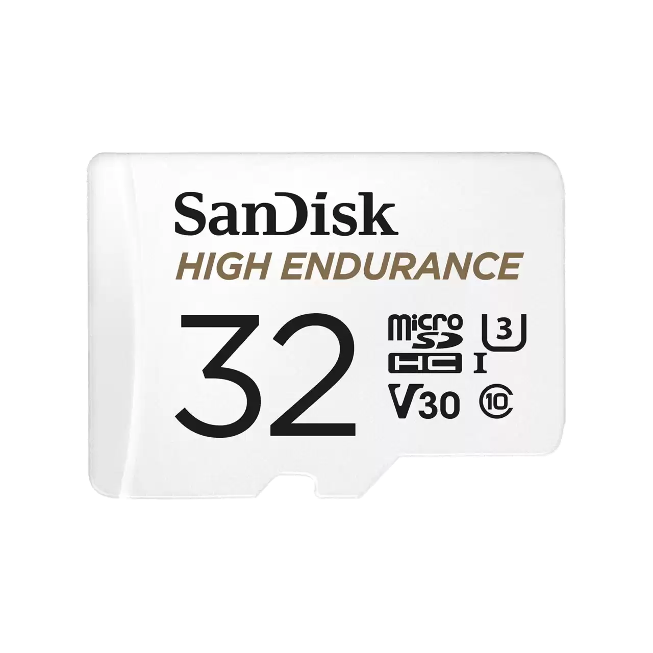 بطاقة SanDisk High Endurance microSDHC سعة 32 جيجابايت + محول SD