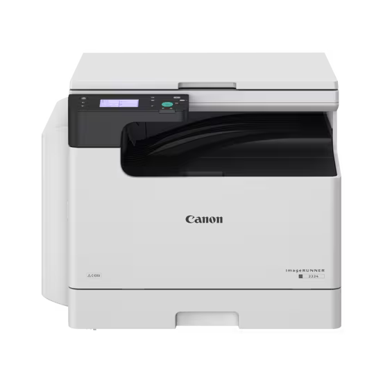 طابعة كانون imageRUNNER 2224 أحادية الليزر متعددة الوظائف، شاشة LCD بحجم 3.5 بوصة، USB