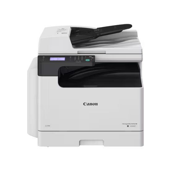 طابعة كانون imageRUNNER 2224 أحادية الليزر متعددة الوظائف، شاشة LCD بحجم 3.5 بوصة، USB
