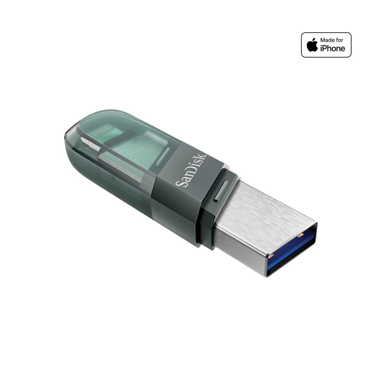 محرك أقراص فلاش SanDisk iXpand بمنفذي USB-A و Lightning