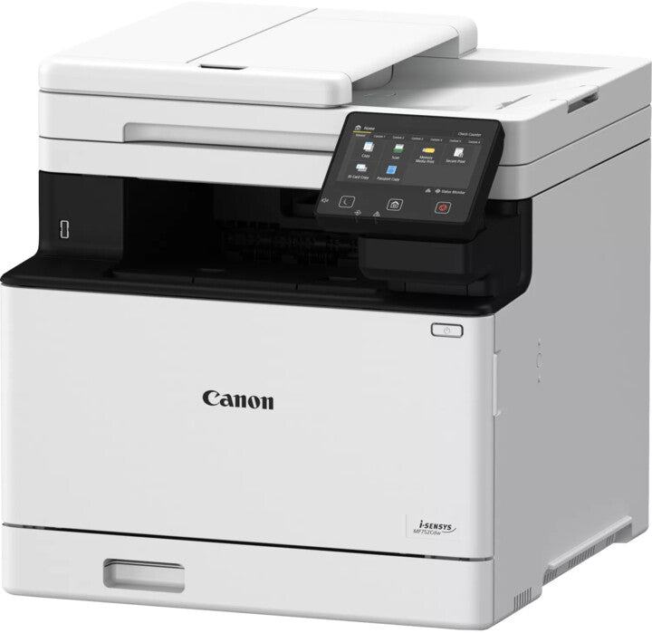 طابعة الليزر متعددة الوظائف بالألوان Canon i-SENSYS MF752Cdw، وشبكة Wi-Fi، وشاشة 5 بوصة