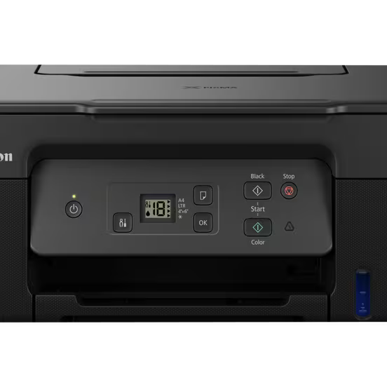 طابعة كانون بيكسما G2470 ميجا تانك متعددة الوظائف قابلة لإعادة التعبئة، شاشة LCD مقاس 1.2 بوصة، USB