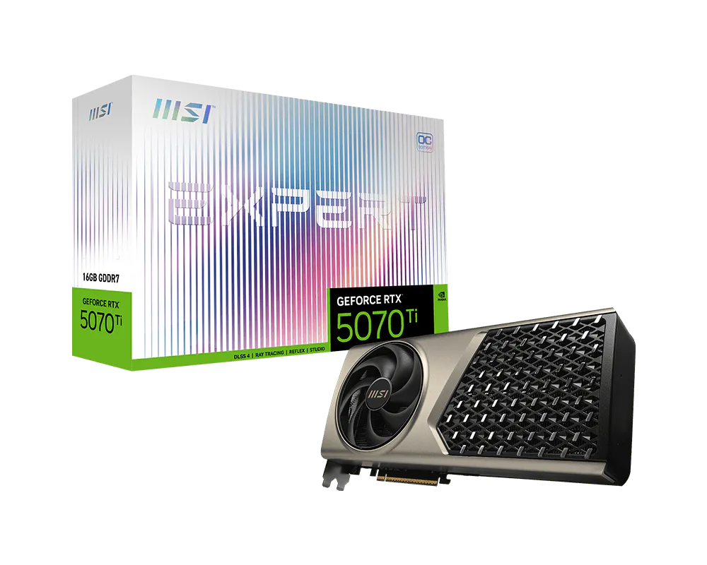 بطاقة الرسوميات MSI GeForce RTX 5070 Ti 16G EXPERT OC
