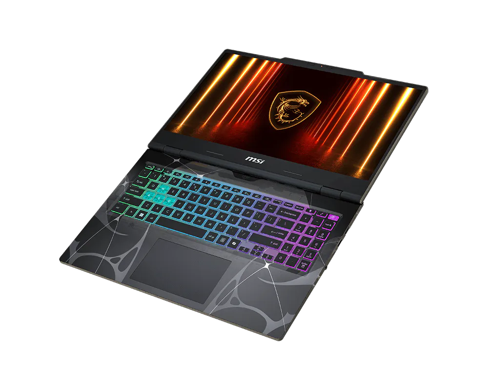 لابتوب الألعاب MSI Cyborg 15 B2RWFKG، شاشة 15.6 بوصة FHD IPS 144 هرتز، معالج Intel Core 7 240H، بطاقة رسوميات 8 جيجابايت NVIDIA RTX 5060