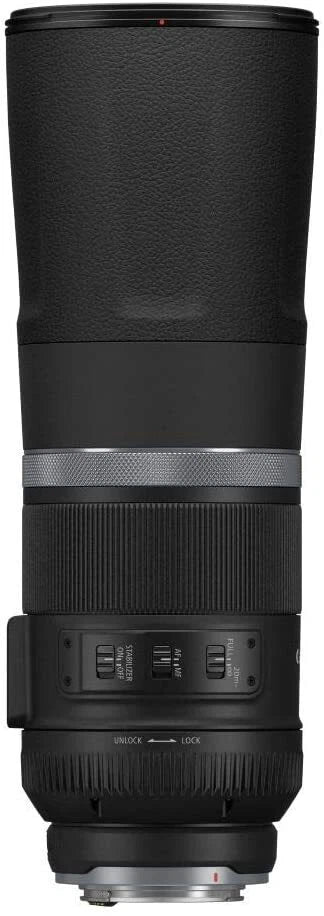 عدسة كانون RF 800mm F11 IS STM، تركيز بؤري تلقائي STM، مثبت صور، إطار كامل