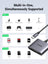 قارئ بطاقات Ugreen USB C SD 3 في 1، محول بطاقة من النوع C، قارئ بطاقة الذاكرة Micro SD